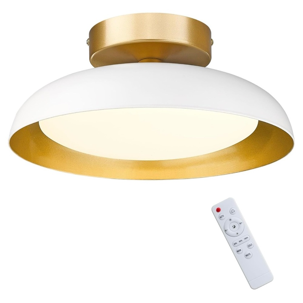 NEW IN BOX 12-inch LED Ceiling Light Fixture with Remote